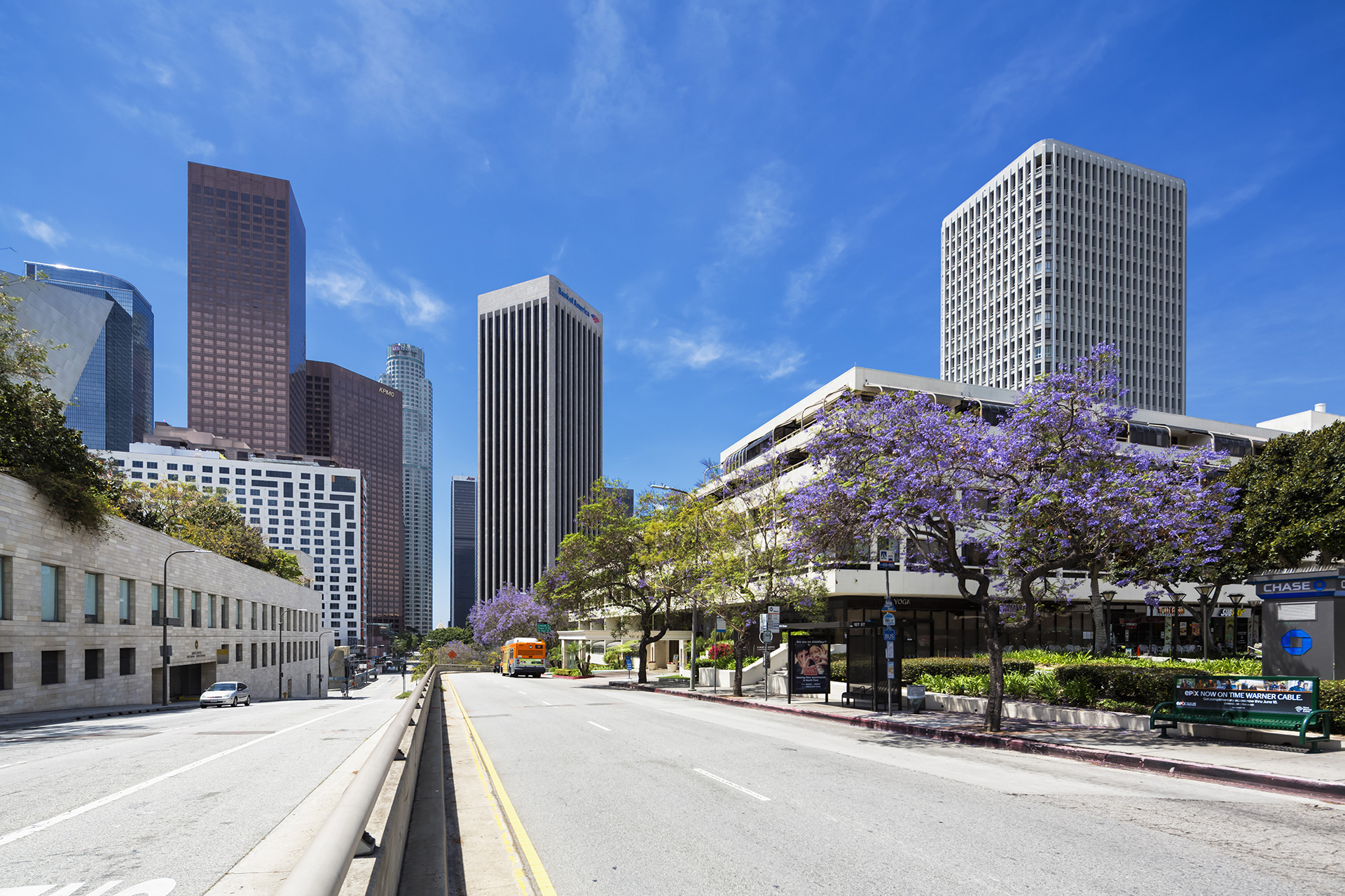 Empty Streets of Los Angeles